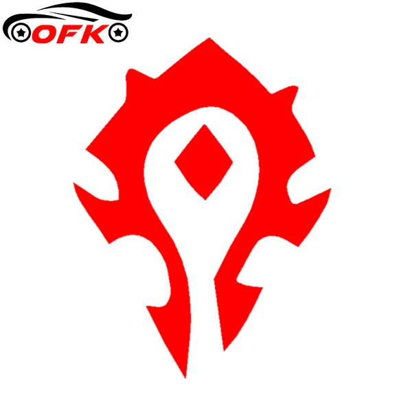 

Car Stickers Decor Motorcycle Decals World of Warcraft Horde Decorative Accessories Creative Sunscreen Waterproof PVC.