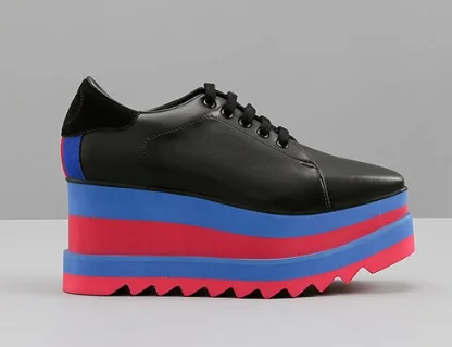 Женские повседневные туфли YEELOCA большие размеры a001 на платформе с квадратным