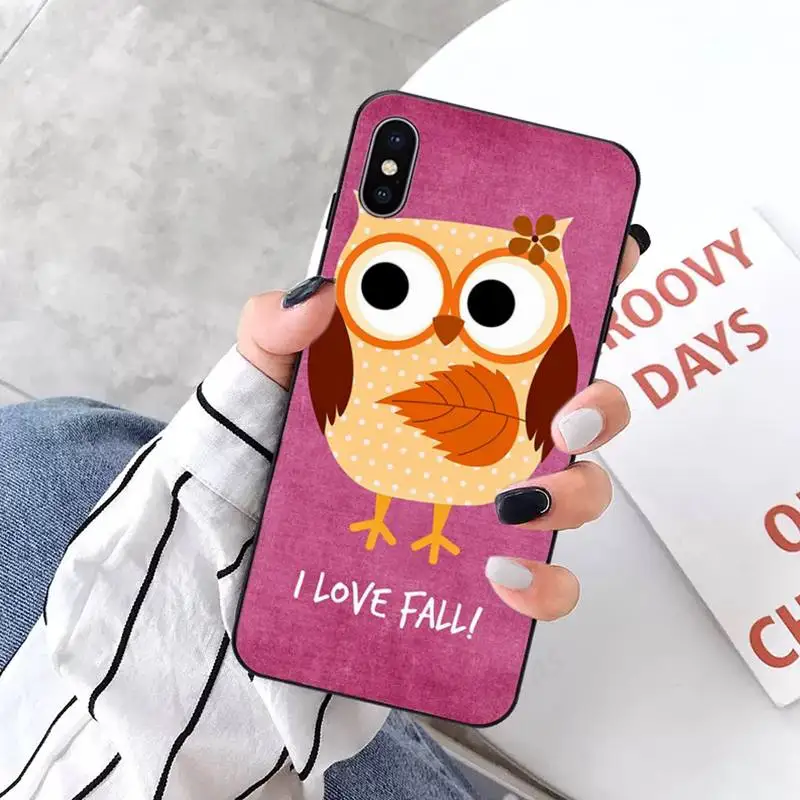 

Owl Phone Case for iPhone 11 12 pro XS MAX 8 7 6 6S Plus X 5S SE 2020 XR mini