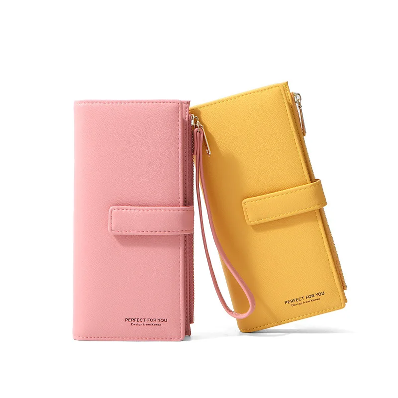 

New Perfect for Ladies Wallet Two Fold Wallet Large Zipper Hand Bag