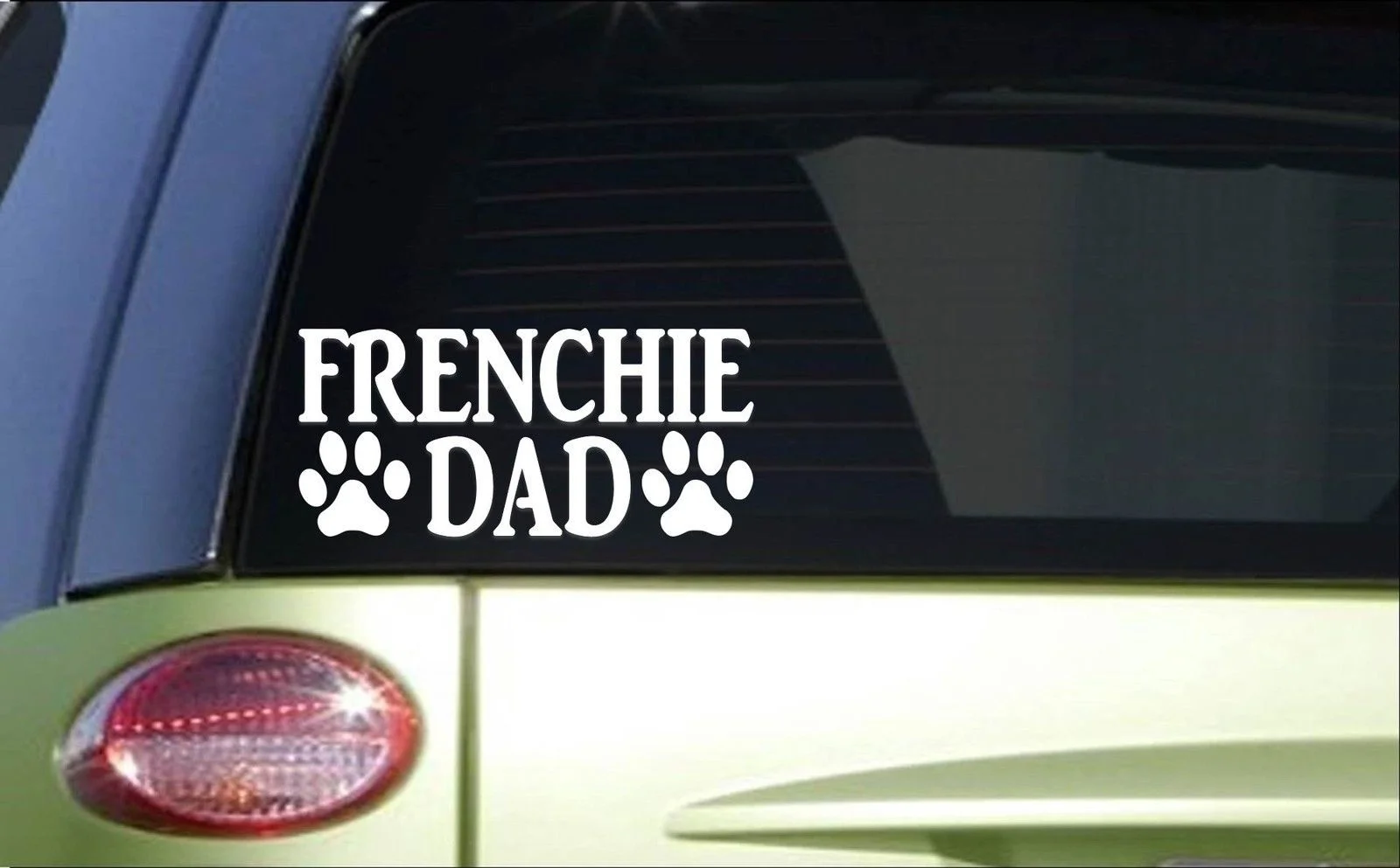 

Frenchie папа 8 дюймов Стикеры наклейка Френчи Французский бульдог окна Стикеры
