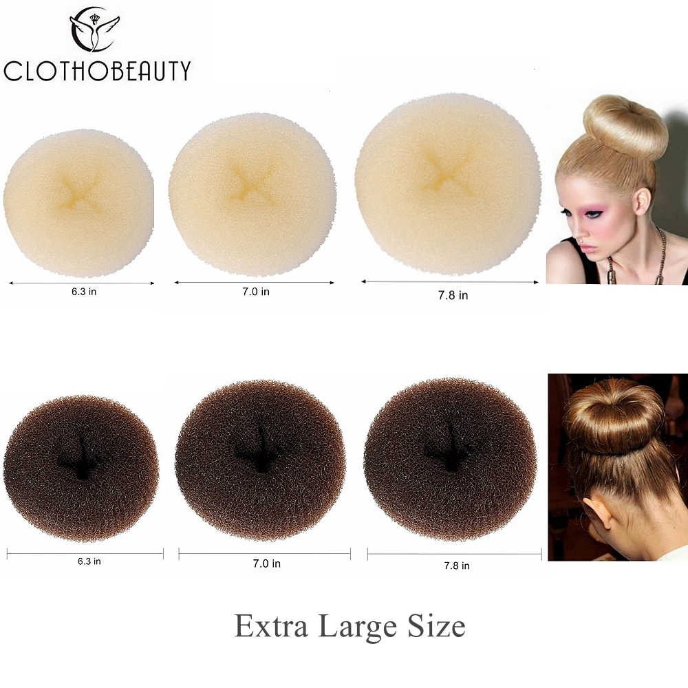 Clotobeauty 1 шт. булочки для волос пончик производитель женские шиньон Кольцо Стиль