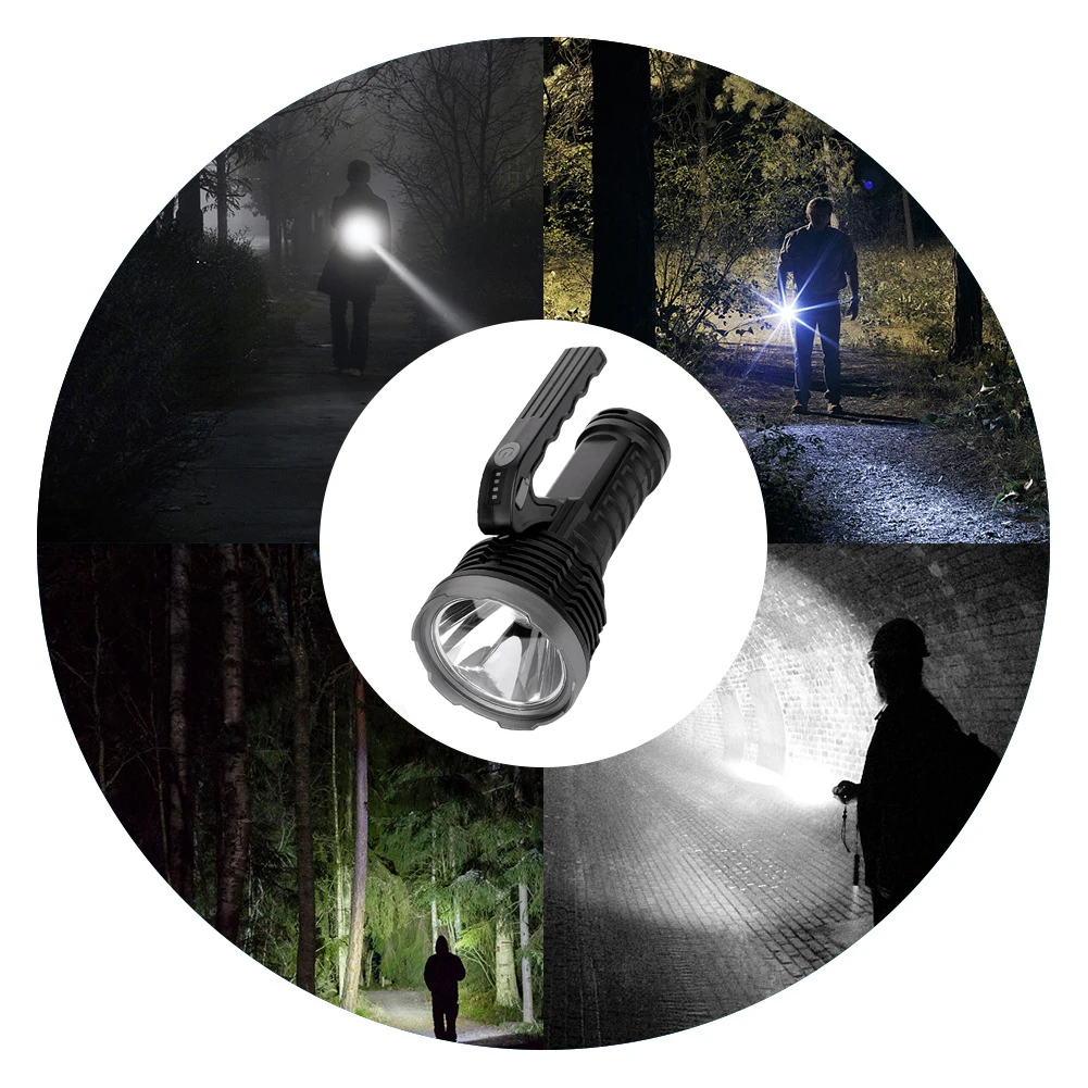 

Outdoor Waterproof Portable Head Light USB Rechargeable LED Headlamp Rechargeable Flashlight Powered Battery Torch