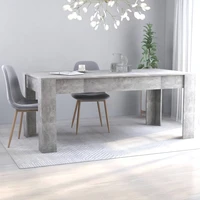 dining table concrete gray 70 9x35 4x29 9 chipboard