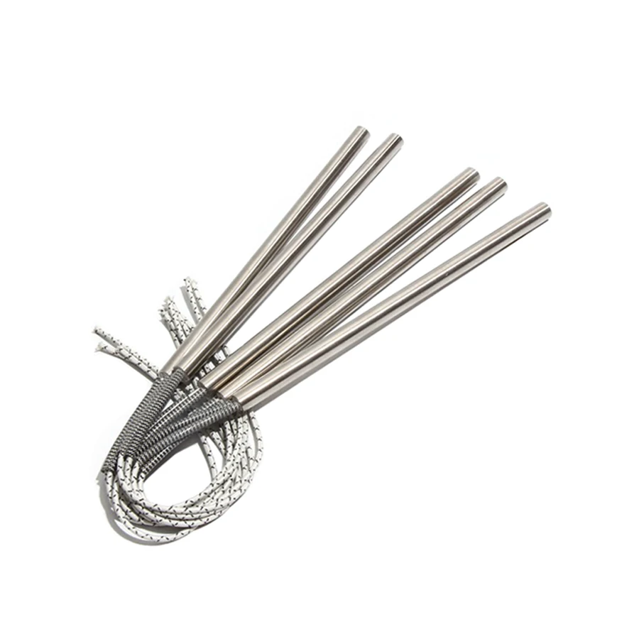 2 шт. 15 мм 320 ~ 360 мм 316SUS Высокоплотный нагреватель с одной головкой и двойным картриджем 110 В/220 В/380 В 1900 Вт/2000 Вт/2100 Вт/2200 Вт