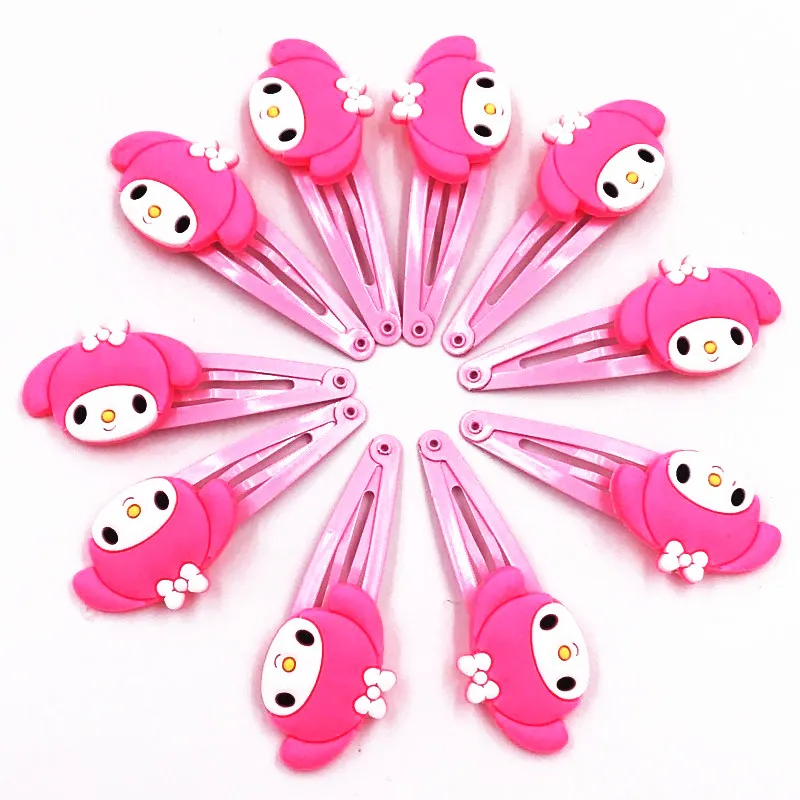 10 шт. заколки для волос с героями мультфильмов металлические детей аксессуары