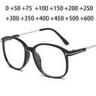 Большие квадратные очки для чтения унисекс, женские и мужские Оптические очки с лупой, роскошные брендовые дизайнерские очки, очки для чтения + 50 + 100