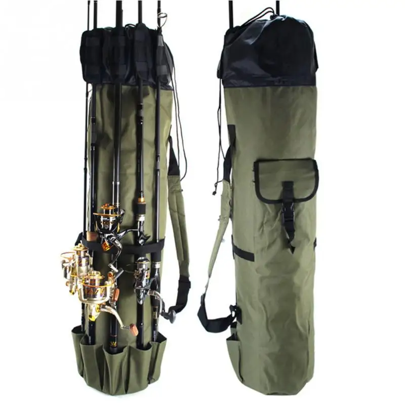 Сумка для рыбалки переносная многофункциональная нейлоновая сумка удочки чехол
