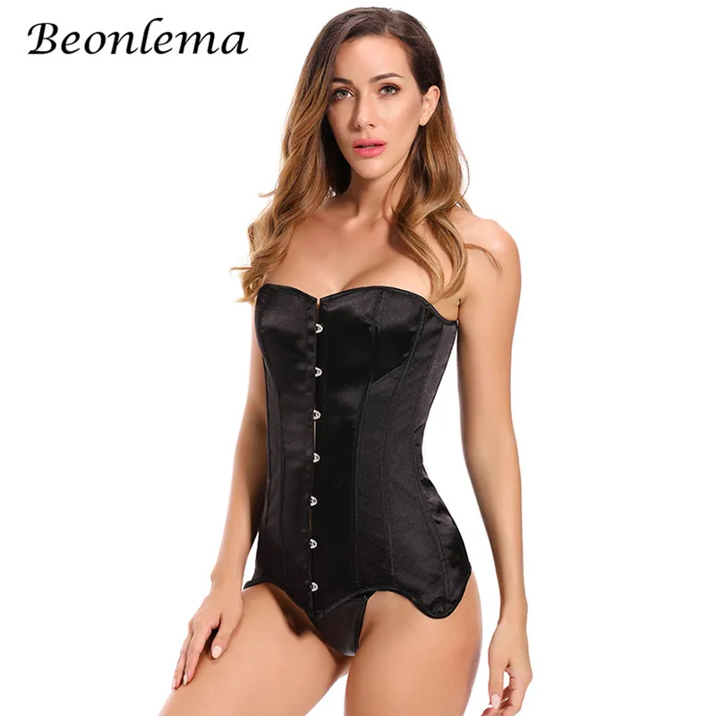 Корсет женский со стальными косточками на шнуровке размера плюс | Женская одежда