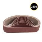 Абразивные шлифовальные ленты 30x330 мм, 10 шт., для электрошлифовального станка, вращающиеся инструменты, зернистость 800, шлифовальные полировальные инструменты