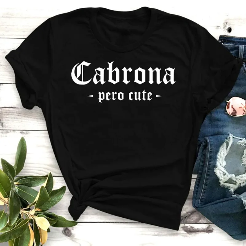 Черно-белая женская Повседневная футболка с буквенным принтом Harajuku коротким