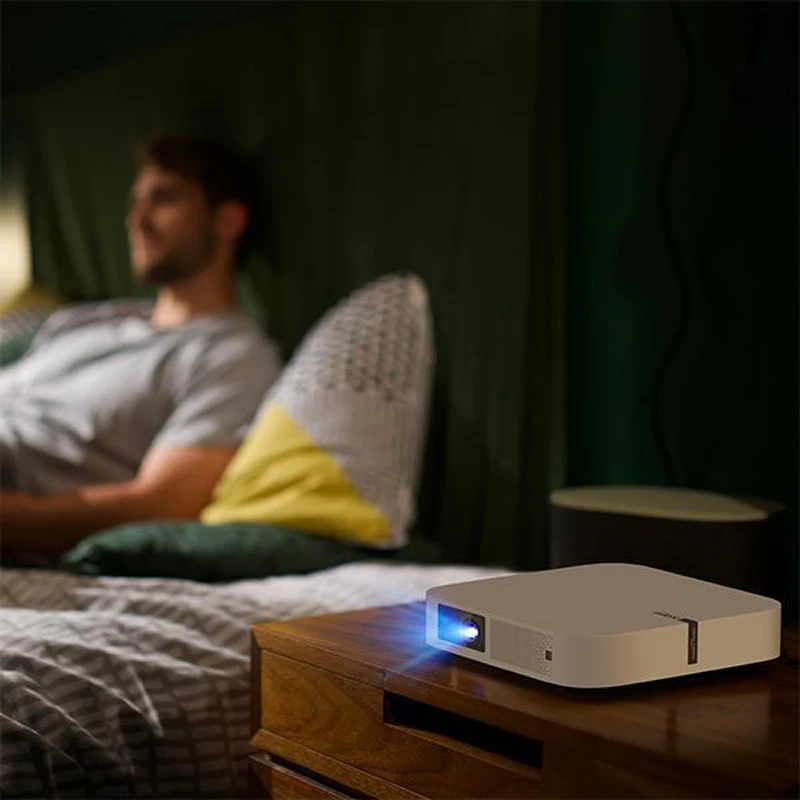 XGIMI Elfin DLP портативный мини-проектор 1080P HD Домашний кинотеатр 4K 800 Ansi 3D Android 10 0 Wifi