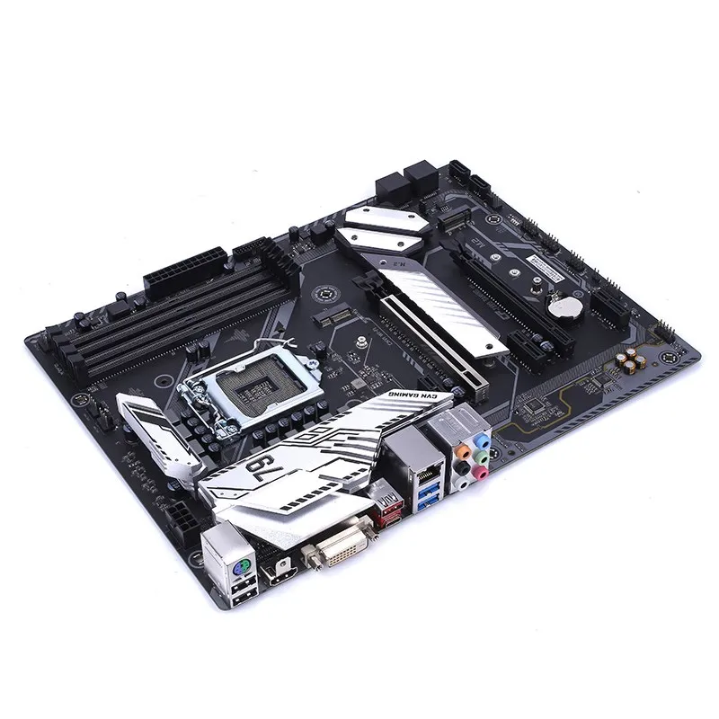 Цветная игровая материнская плата CVN Z390 V20 двухканальная DDR4 RAM USB3.1 Gen1/Gen2 SATA3.0 6