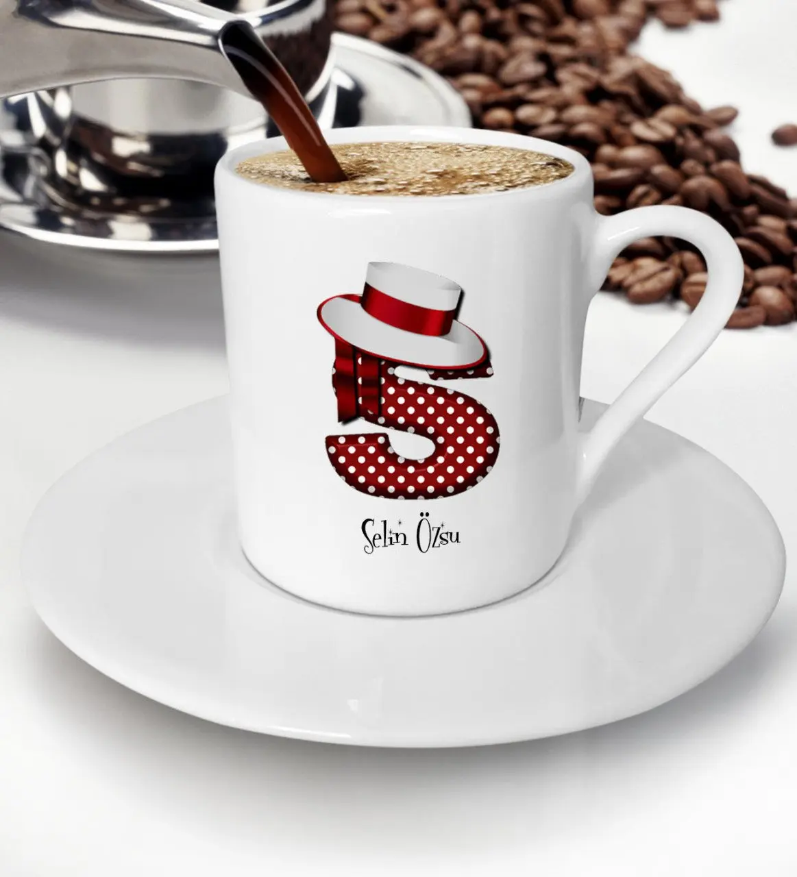 

Индивидуальный дизайн с надписью чашка для кофе по-турецки-17