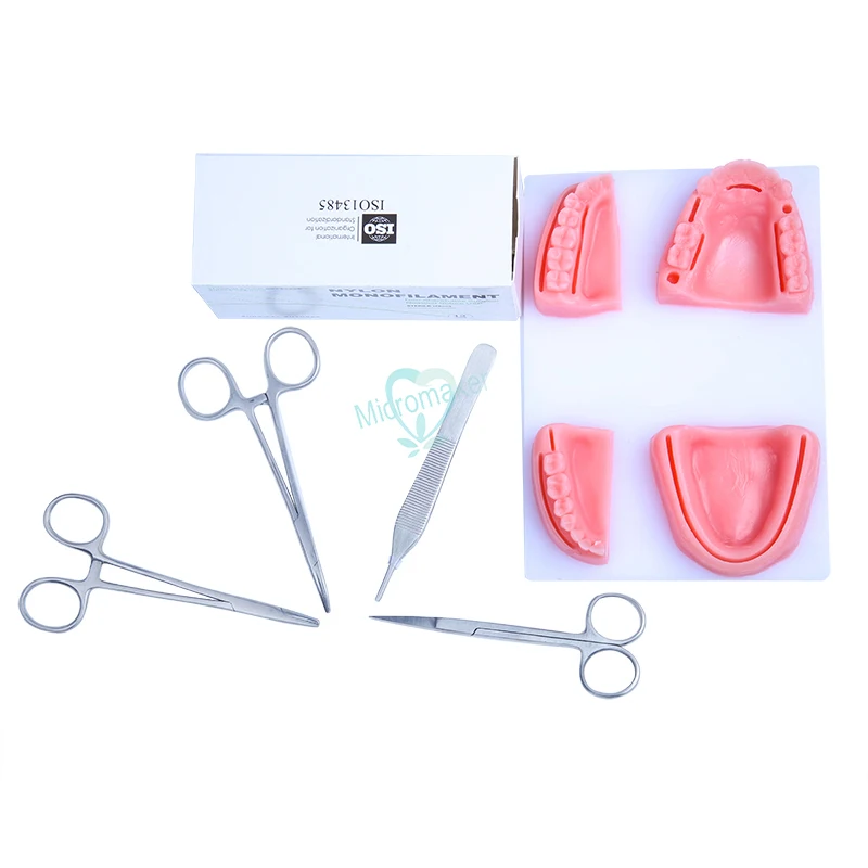 Моделирование зубных протезов модель швов для полости рта с иглой обучающее