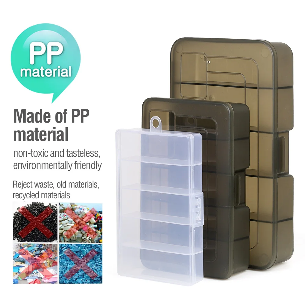 DONQL ящик для рыболовных снастей с 5 отделениями крючков соединителей