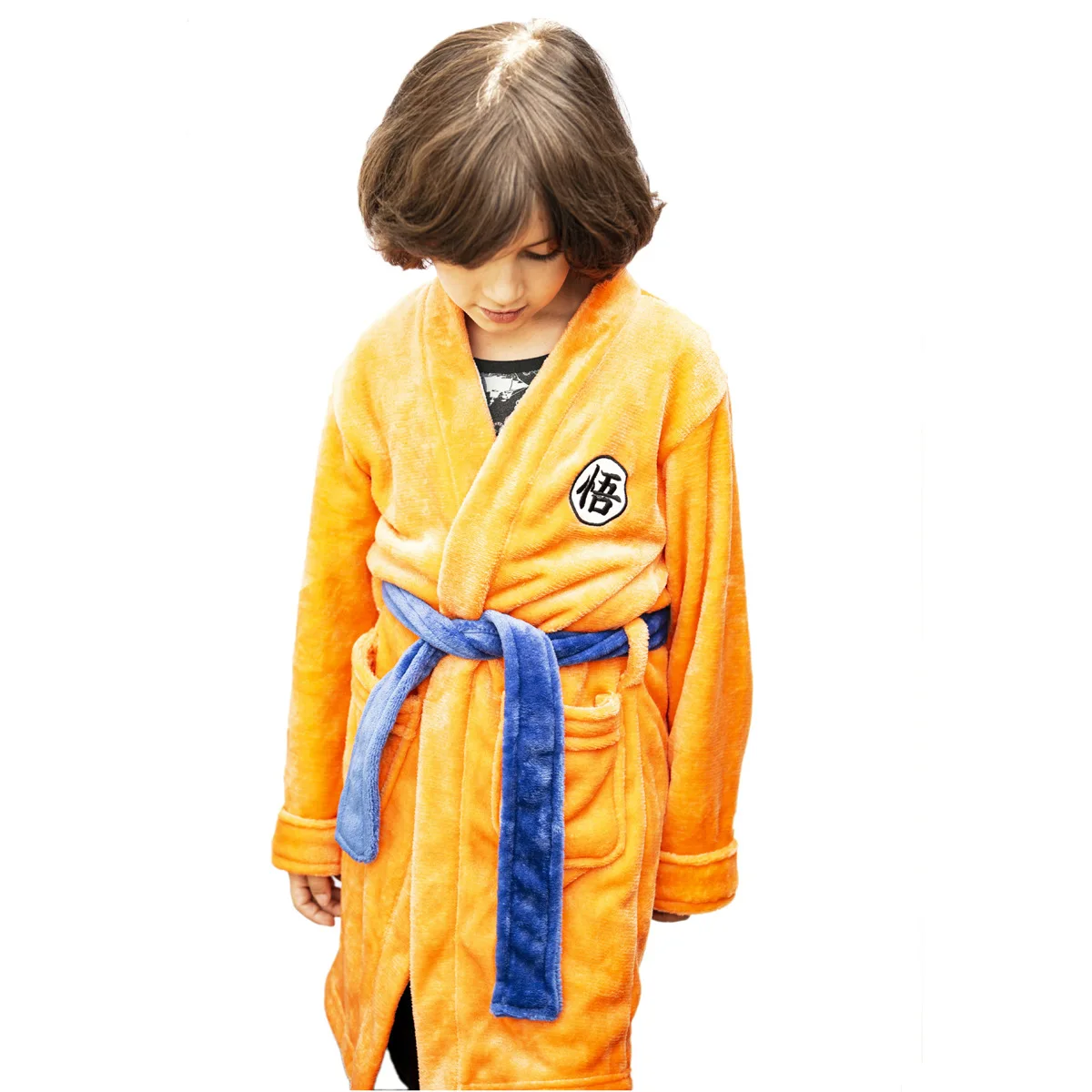 Костюм для косплея из аниме Драконий жемчуг пижама банный халат Сон Гоку одежда