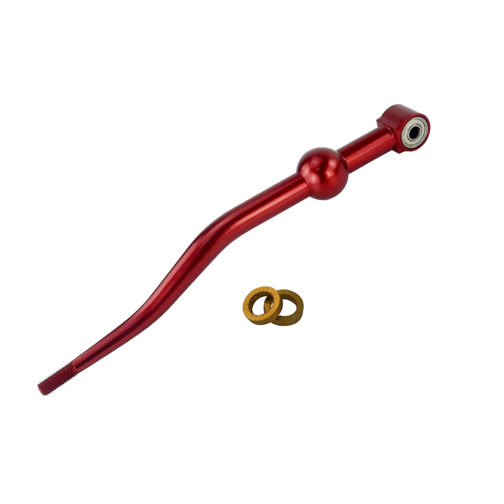 Красный VR RACING-Anodize короткий переключатель двойной изгиб JDM type-R 5 скоростной гоночный короткий переключатель для HONDA ACURA CRX VR-SFT9232 - Цвет: Красный