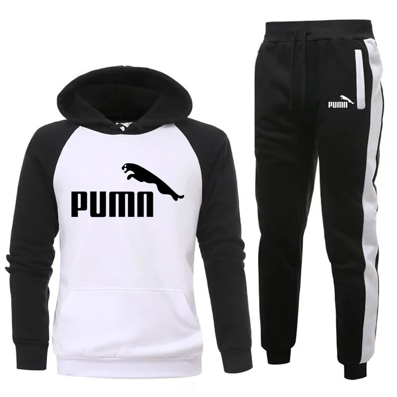 

New 2020 Hoodie suit basketball print Sweatshirt wool hooded suit + sports pants jogging homeme Pullover 3XL men's suit