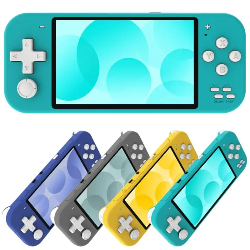 

Newest 5.1 Inch Handheld Portable Game Console Dual Joystick 8GB Preloaded 1500 Free Games Support TV Out Video Game Machine