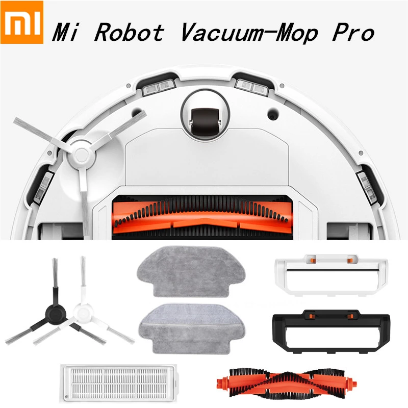 

Xiaomi Mijia STYTJ02YM (Mi Robot Vacuum-Mop Pro) Аксессуары для подметания пылесоса, основной ролик, боковая щетка, фильтр печени, швабра
