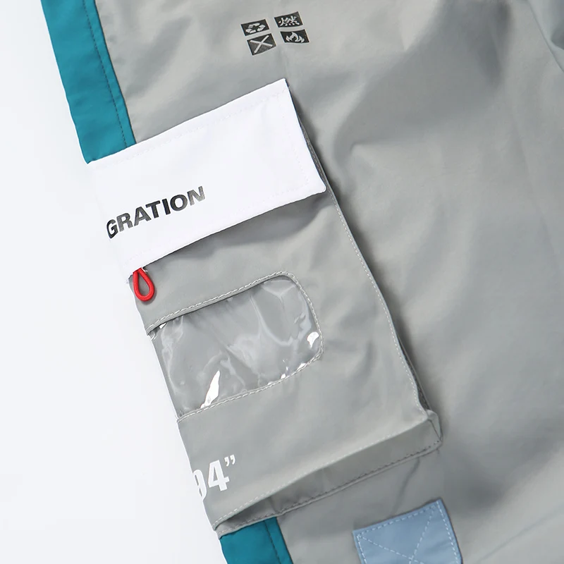 Мужские брюки карго в стиле Харадзюку спортивные хипстерские с карманами на