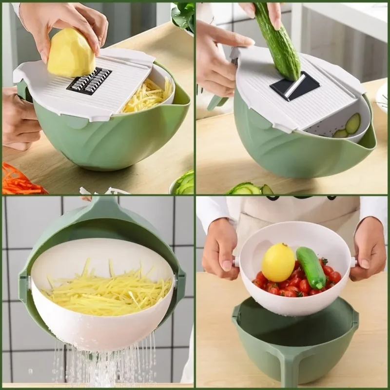 

Kitchen Multi-function Vegetable Cutting Artifact Household Potato Shredder Radish Grater Shredder Shredder Shredder Slicer
