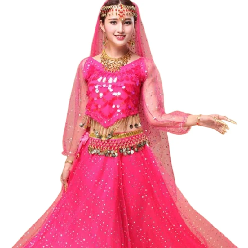 Индийские египетские костюмы для танца живота Костюмы Болливуда Одежда танцев