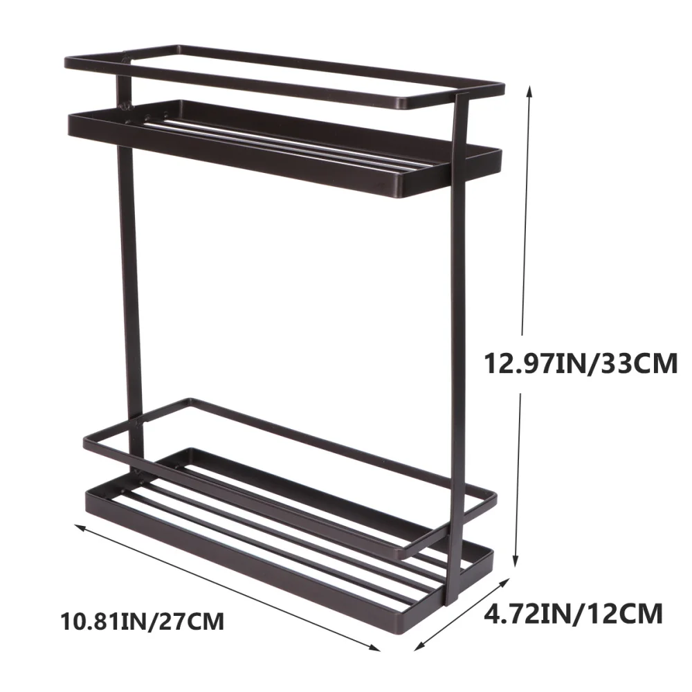 

1Pc Seasoning Organizer Square Layer Storage Rack Kitchenware Holder for Home
