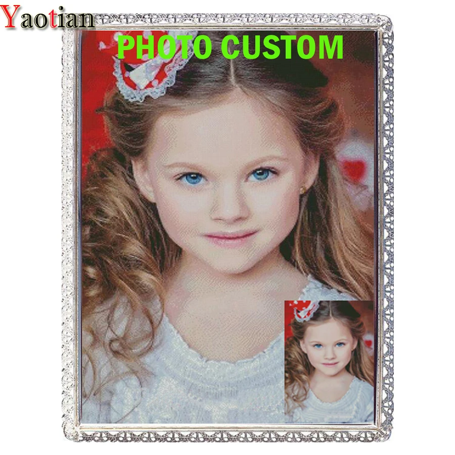 

Photo Custom Diamond Painting Cross Stitch Full Square Picture of Rhinestone DIY Diamond Mosaic Diamond Embroidery Sale