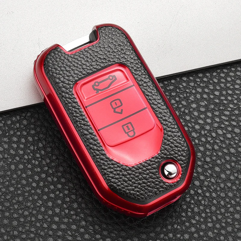 

TPU Car Key Cases 3 Buttons Folding Remote Control Fobs Protector Cover For Honda Accord Civic Crider CR-V Insight Jade Odyssey