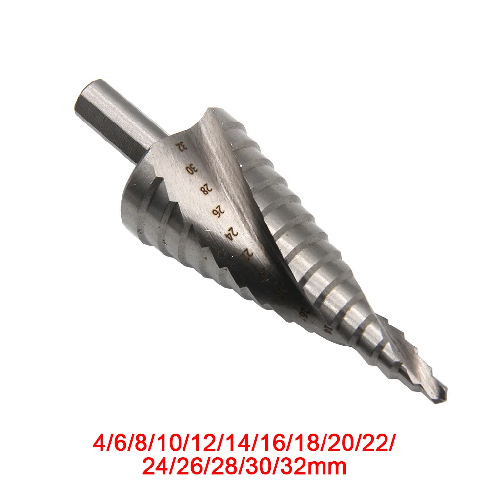 3 шт. набор быстрорежущих ступенчатых Сверл с канавкой конусное отверстие