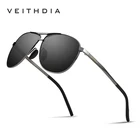 Мужские зеркальные солнцезащитные очки Veithdia, модные брендовые дизайнерские очки с поляризационными стеклами, модель 2021, 3028