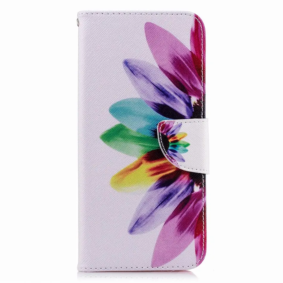 Sunflower X Fundas Кожаные чехлы Цветной Окрашенные чехол для samsung A6 A8 плюс A3 A5 A7 J2 J3 Pro J4 J6 J5 J7 Note8 P07G - Цвет: Sunflower X