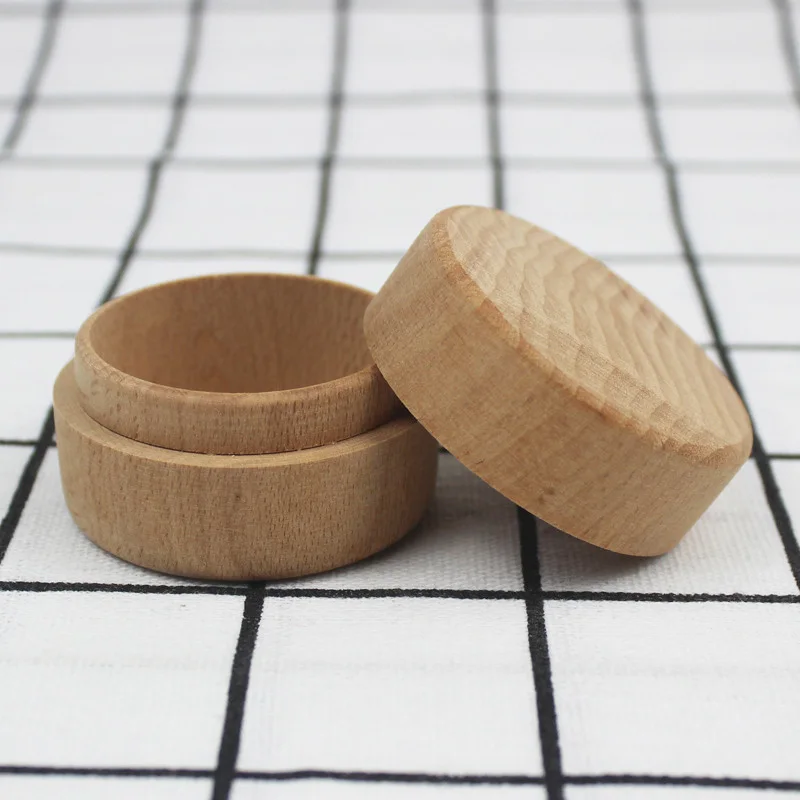 

300 шт маленький круглый деревянный ящик для хранения ювелирные изделия ручной работы Органайзер мыло ремесла чехол старинные декоративные ...