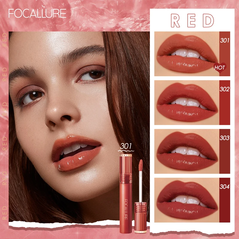 

Focallure Shiny Nourish Lip Gloss 17 Colors Liquid Lipstick Waterproof Long Lasting Moisturizing Lipgloss Lip Makeup Cosmetics