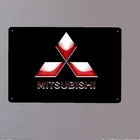 Mitsubishi Ретро Mazada постер металлический жестяной знак декор для бара паба
