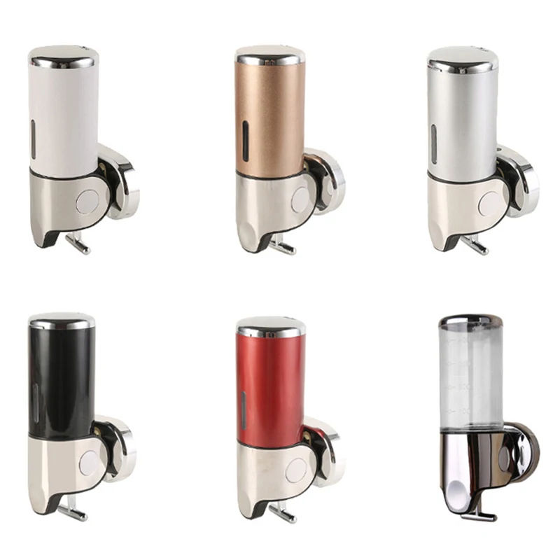 

Stainless Steel ABS Manual Wall-Mount Soap Dispenser 500ml Bathroom Accessories Kitchen Dispensers Hand Washer Soap Dispensers