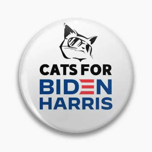 

Cats For Biden Soft Button Pin Clothes Jewelry Creative Lover Cartoon Badge Funny Brooch Metal Lapel Pin Cute Women Hat Collar