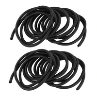 2x 25 ft split wire loom conduit polyethylene tubing black color sleeve tube