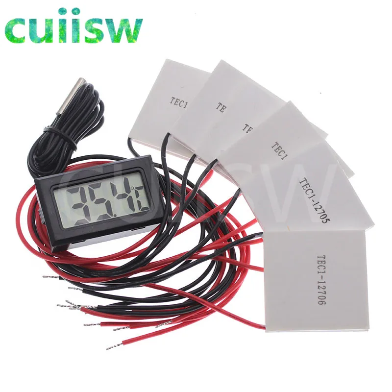 TEC1-12706 Термоэлектрический охладитель Пельтье TEC1-12705 TEC1-12710 TEC1-12703 40*40 мм 12V Пельтье Elemente модуль