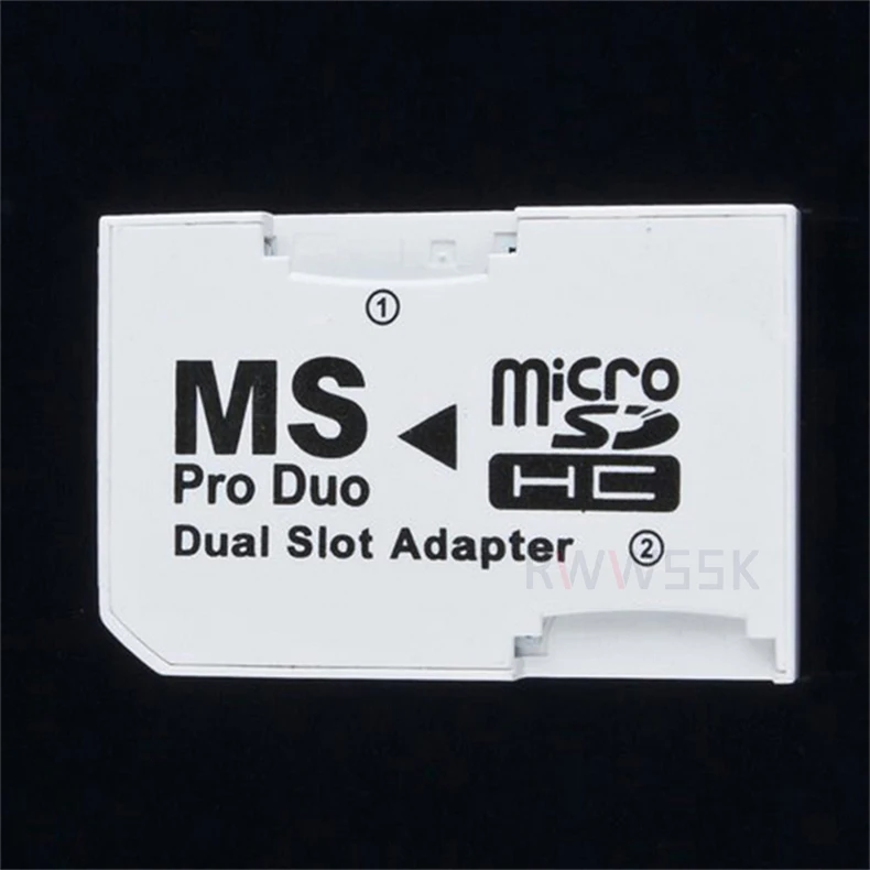 Двойной 2 слота Micro Memory TF для карты памяти MS Card Pro Duo адаптер до 32 Гб * PSP|Адаптеры