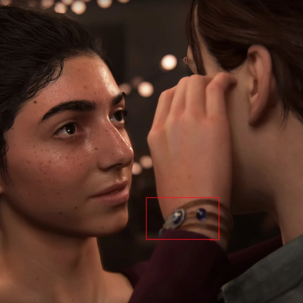 Игра последний из нас 2 часть Ellie Dina браслет косплей Дьявол глаз Синие Бусы