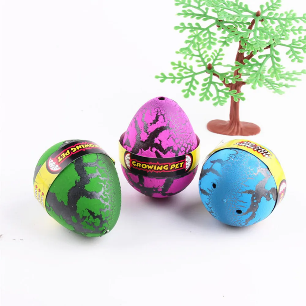 4 шт. Яйца динозавра инкубационные в воде большой размер вода растет динозавр