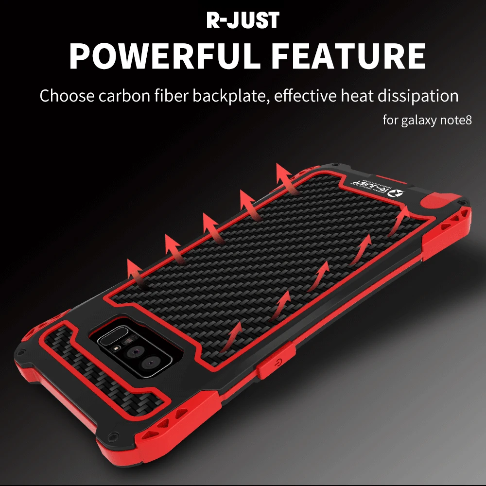 Для Samsung Galaxy Note 10 Plus чехол противоударный армированный Алюминиевый металлический