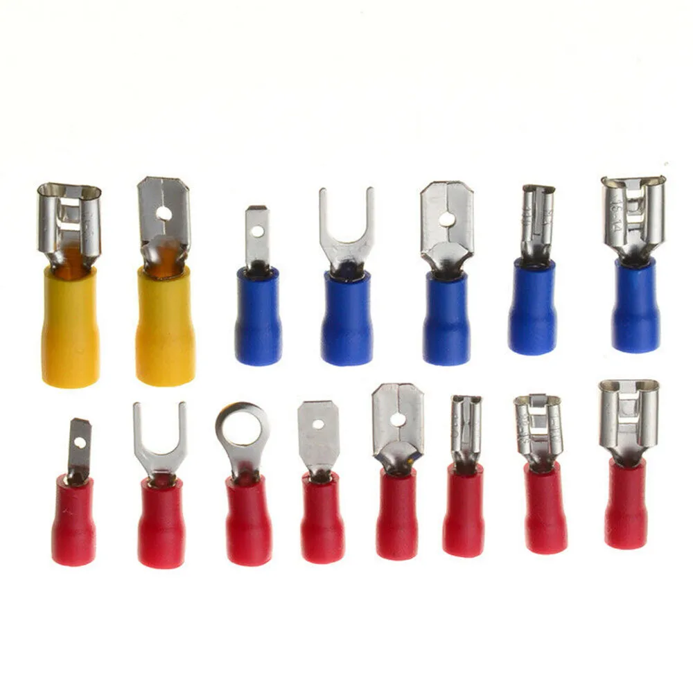 

Insulated Male Female Wire Connector 2.8/4.8/6.3mm Electrical Wire Crimp Terminals Spade Connectors Assorted Kit