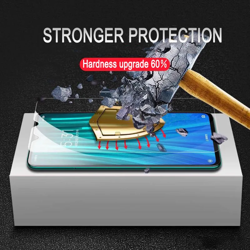 2 шт закаленное стекло для Xiaomi Redmi Note 8 Pro протектор экрана 9H Note8 защитная пленка из