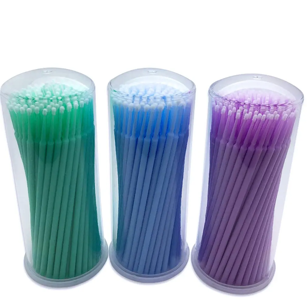 

Compact Size Natural Cotton Swabs Plastic Sticks Nose Ears Cleaning Cosmetics Health Care Cotton Buds