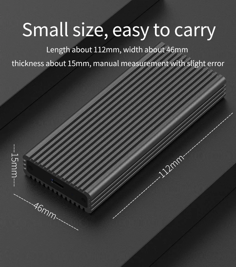Чехол для твердотельного накопителя M2 M.2 на USB Type C 3 1 чехол жесткого диска HD NVME PCIE