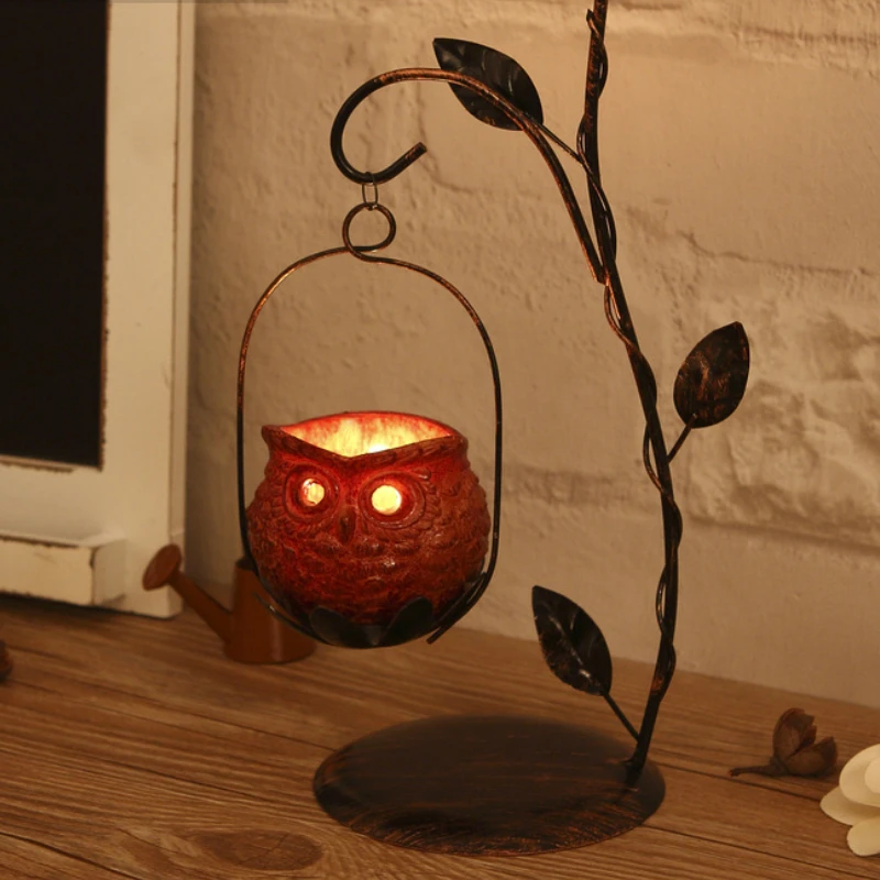 Веселый пылкий креативный винтажный подсвечник современный дизайн